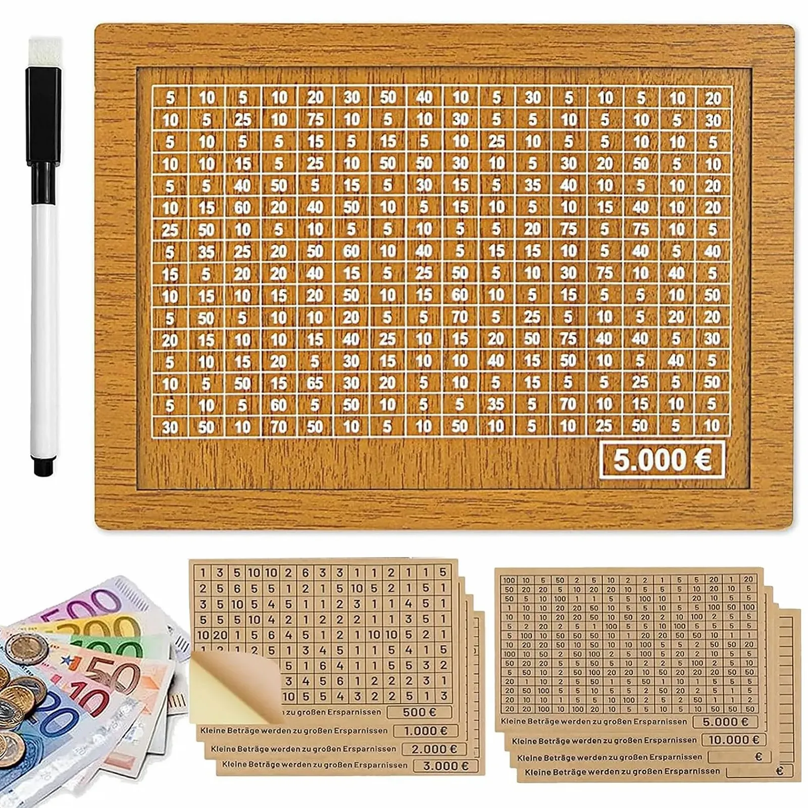 Дерев'яна скарбничка STFYUG з лічильником, фото №1