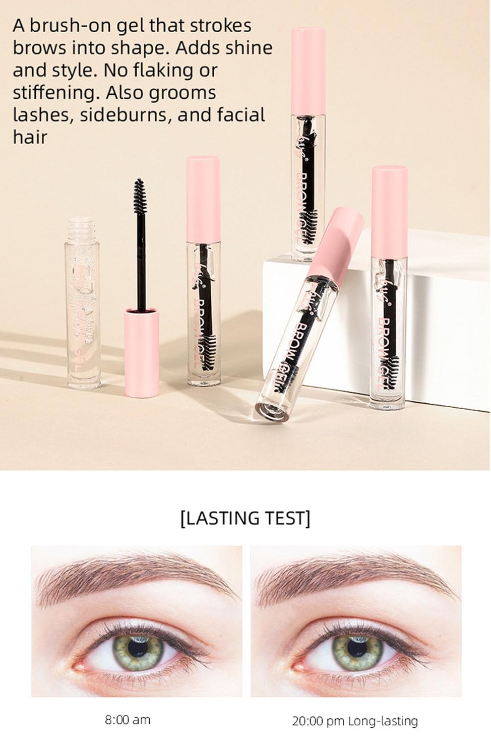 Мило для брів 2шт Прозоре Віск гель, фото №3