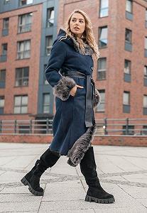 Пальто из искусственной овчины Hollert Toscana Lanessa synthetic.ua - Фото 1