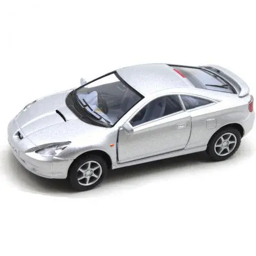 Машинка Kinsmart Toyota Celica серебристая, фото №1