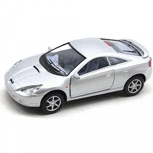 Машинка Kinsmart Toyota Celica серебристая - Фото 1