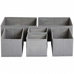 Органайзери для одягу Amazon Basics, набір з 6 штук - Фото 1