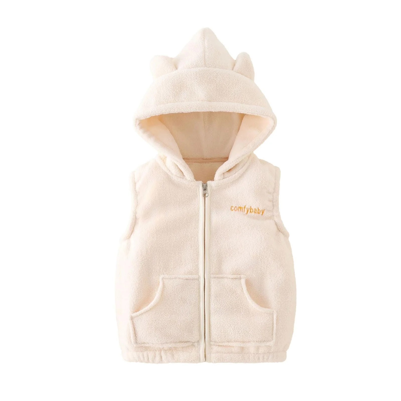 Жилет стеганый Generisch Легкий зимний для девочек и мальчиков Безрукавки Пальто Милый жилет с капюшоном Пуховый жилет Осенне-зимний Осенний жилет для активного отдыха, фото №1