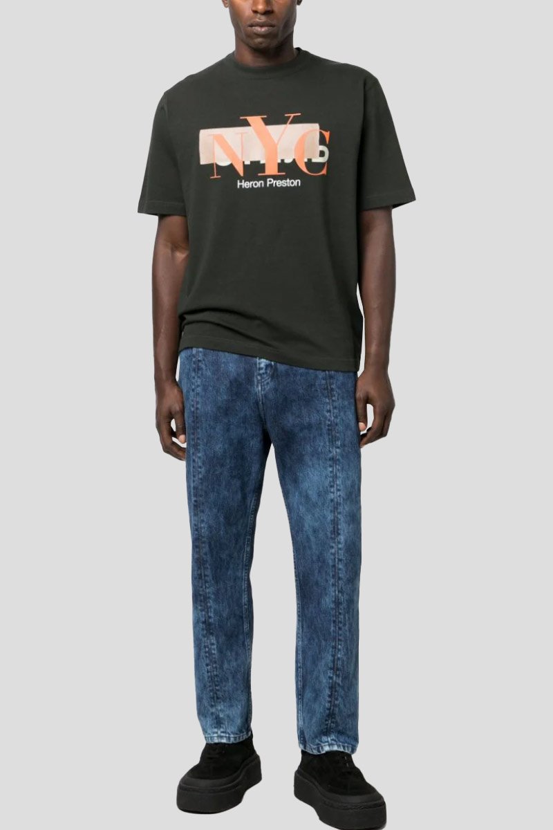 Футболка HERON PRESTON NYC Censored S, фото №4