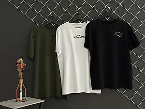 Комплект із трьох футболок патріот хакі герб біла I'm Ukrainian чорна карта - Фото 1