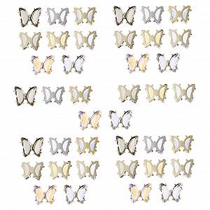 3D Healeved Метелик Кристал Безпечний матеріал 40 штук x 4 - Фото 1