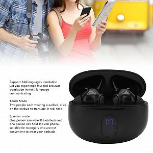 Наушники-переводчики с поддержкой 144 языков, BT5.4, сенсорное управление через APP, двусторонний synthetic.ua - Фото 1
