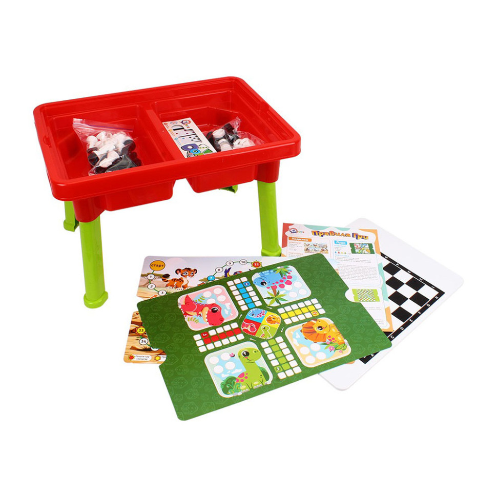 Детский столик Набор настольных игр Технок 9604TXK Развивающий игор 7, фото №4