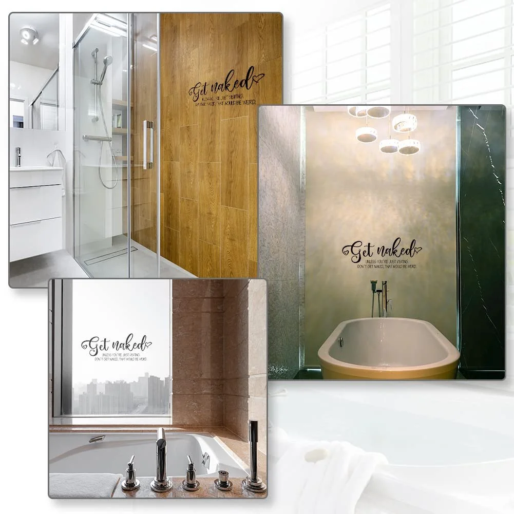 Наклейка на стіну SUPERDANT Funny Quotes Get Nude 24 x 59 см, фото №7