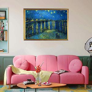 Пазл Нічна тераса кафе Вінсента Ван Гога 1000 елементів 70 x 50 см synthetic.ua - Фото 1