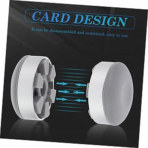 Подставка для ноутбука алюминиевая с нескользящей функцией, эргономичная настольная подставка с регулировкой высоты для ультрабука и ноутбука, серебристая (2 шт. в упаковке) synthetic.ua - Фото 1