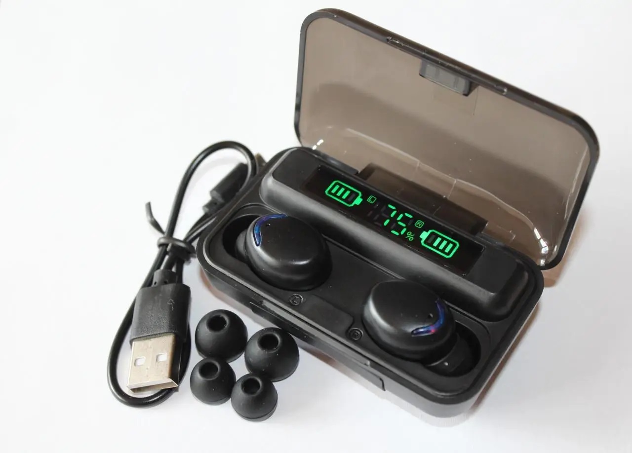 Бездротові навушники True Wireless TWS F9-37 Bluetooth , фото №1
