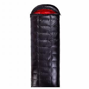 Спальный мешок для кемпинга Gänsedaunenschlafsack три сезона -10 ℃ ~ 5 ℃ 210 x 80 см ультралегкий портативный водонепроницаемый - Фото 1