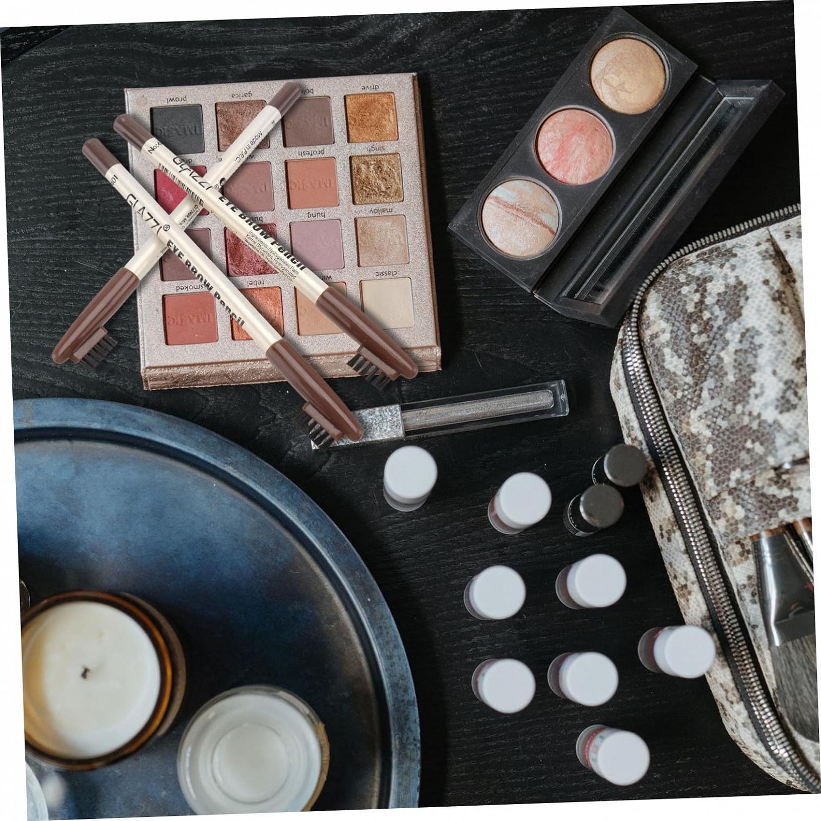 Олівець для брів Minkissy з пензлем 12 шт., фото №2