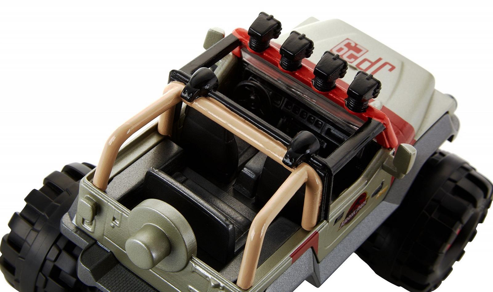 Вантажівка Jurassic World Matchbox Масштаб 1:24 Gold Jeep Wrangler, фото №8