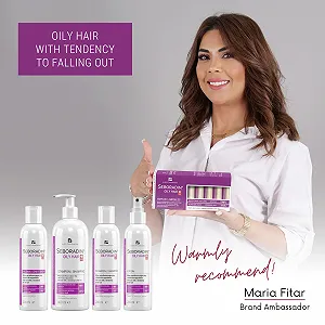 Лосьйон Seboradin для жирного волосся при випадінні волосся, лупі, псоріазі, екземі, догляд за шкірою голови 200 мл synthetic.ua - Фото 1