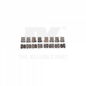 Комплект аксесуарів, дискові гальмівні колодки NK 7930892, передня вісь - Фото 1