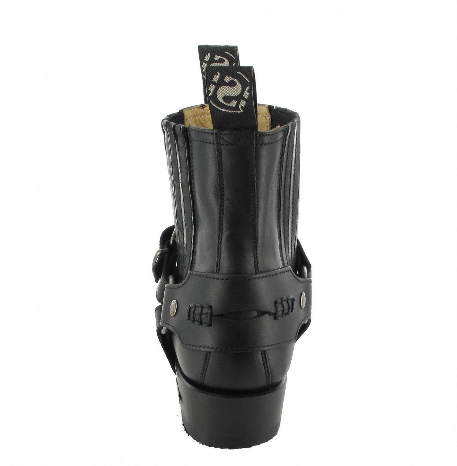 Ботинки Sendra Boots Biker Унисекс 6445 Кожаные, фото №6