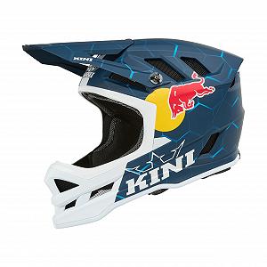 Шлем Kini Red Bull 1.0 M (57/58 см) для горного велосипеда, сине-белый synthetic.ua - Фото 1
