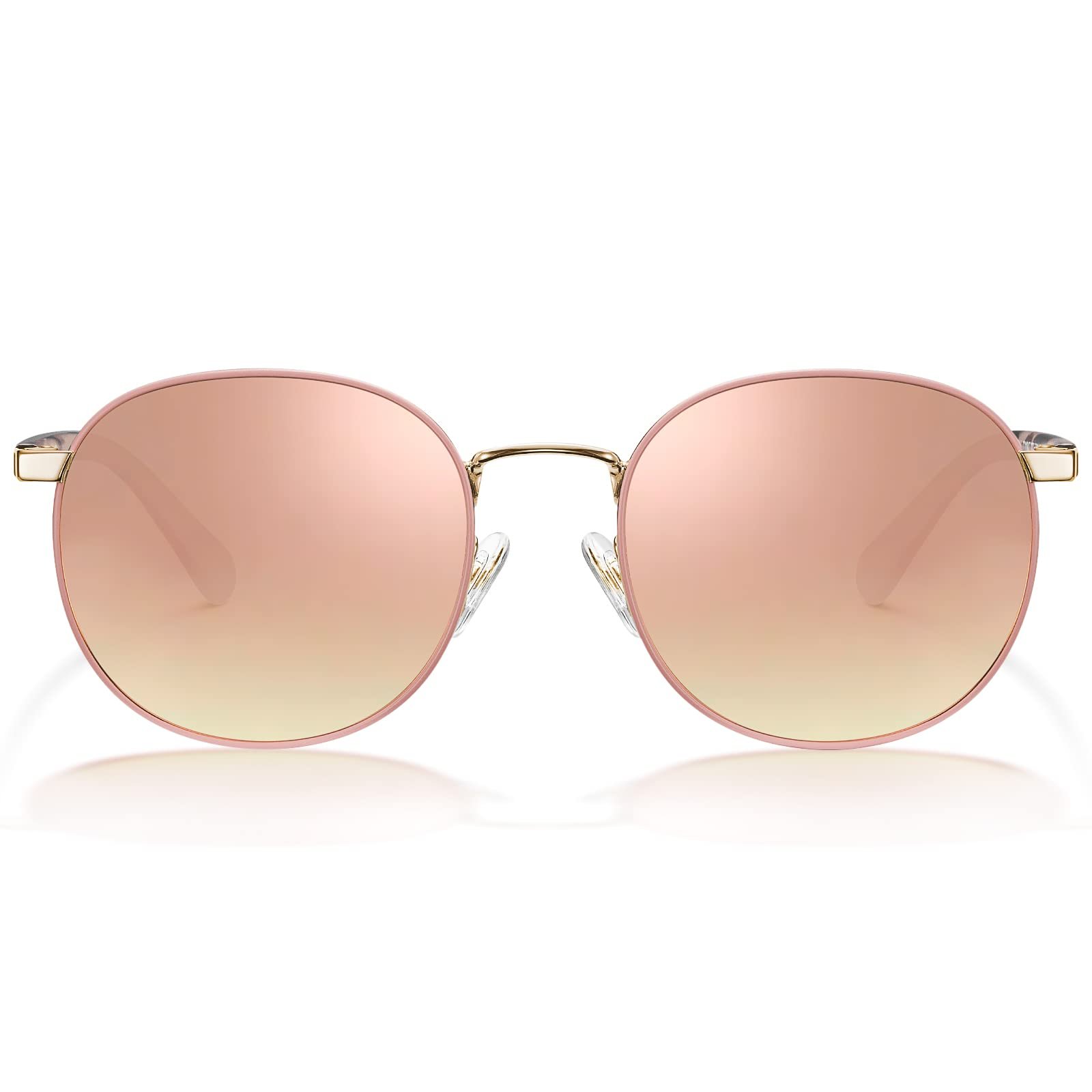 Сонцезахисні окуляри CARFIA Поляризовані круглі Жіночі Металева оправа, фото №9