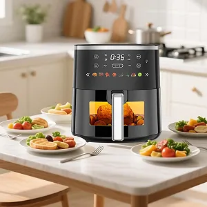 Мультипіч Digital Control 6.5 Qt 1550 Вт 8 програм з оглядовим вікном synthetic.ua - Фото 1