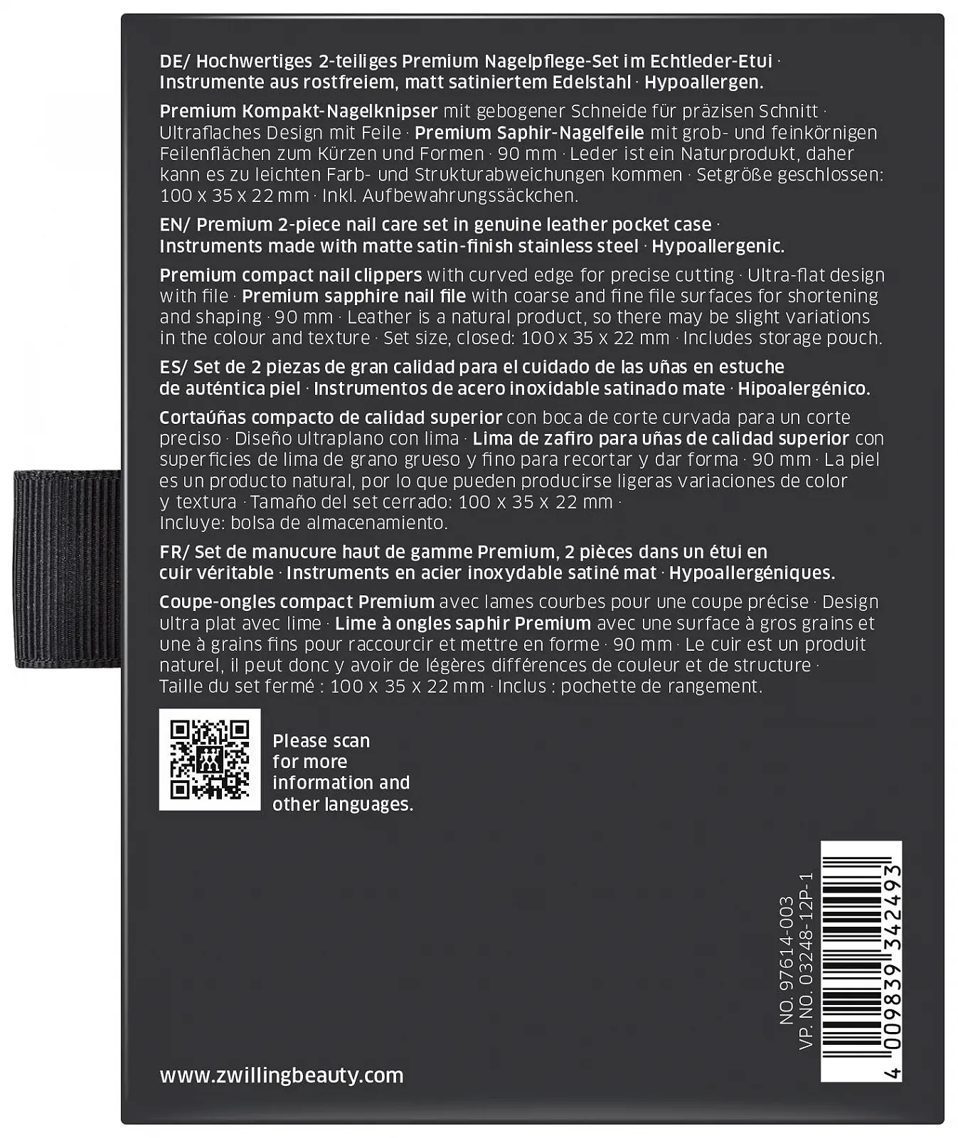 Набір для манікюру ZWILLING 2 предмети Червоний, фото №4