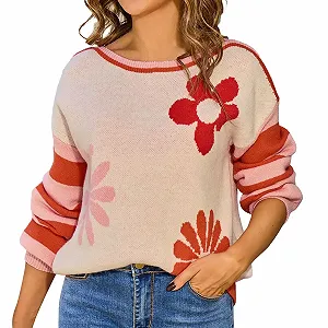 Пуловер Жіночий Вовняний з круглим вирізом Тонкий - Фото 1