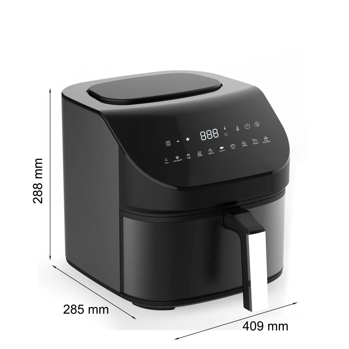 Мультипіч Little Balance Crousty Light XL 8704 7 л 1600 Вт 10 програм Чорний, фото №5