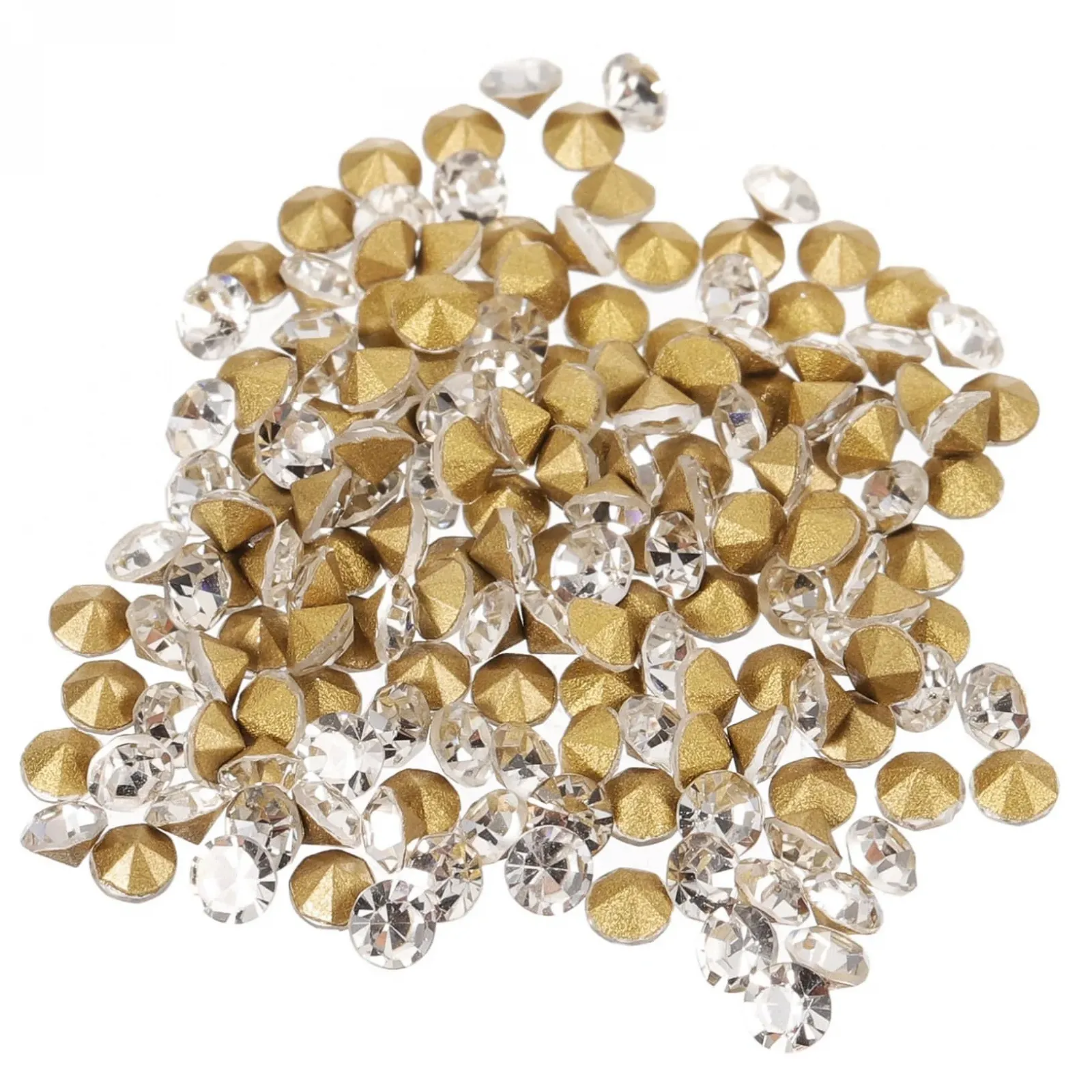 Стразы для ногтей PLAFOPE Блестящие украшения для маникюра AB кристаллы, фото №1