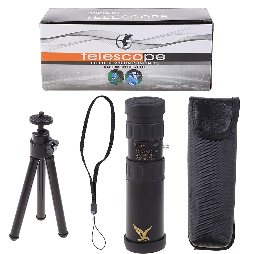 Монокуляр Metal 10-300x40mm Super Telephoto Lens Support Smartphone Night, фото №1