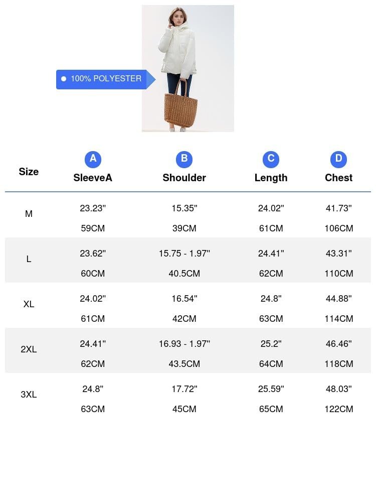 Куртка Suncadmious Жіноча Зимова Коротка Модна Тепла Пухова Куртка З Капюшоном Парка Зимова Куртка Легка Вітро- і Снігозахисна, фото №4
