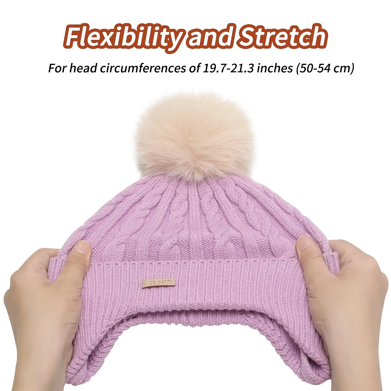 В'язана дитяча шапка ZLYC з помпоном, фото №6 В'язана дитяча шапка ZLYC з помпоном, фото №6