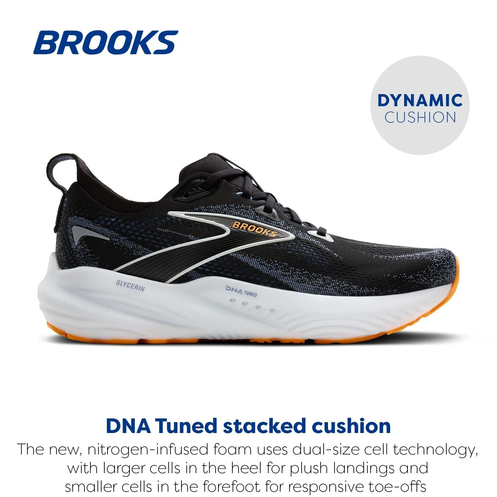 Кросівки Brooks Glycerin 22 Чоловічі, фото №2 Кросівки Brooks Glycerin 22 Чоловічі, фото №2