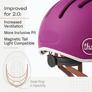 Шлем Thousand Heritage Collection Adult Low Profile Retro Commuter Bike Safety Certified synthetic.ua - Фото 1