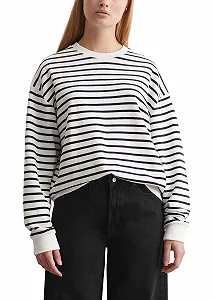 Толстовка Marc O'Polo Denim Женская Из органического хлопка В полоску - Фото 1