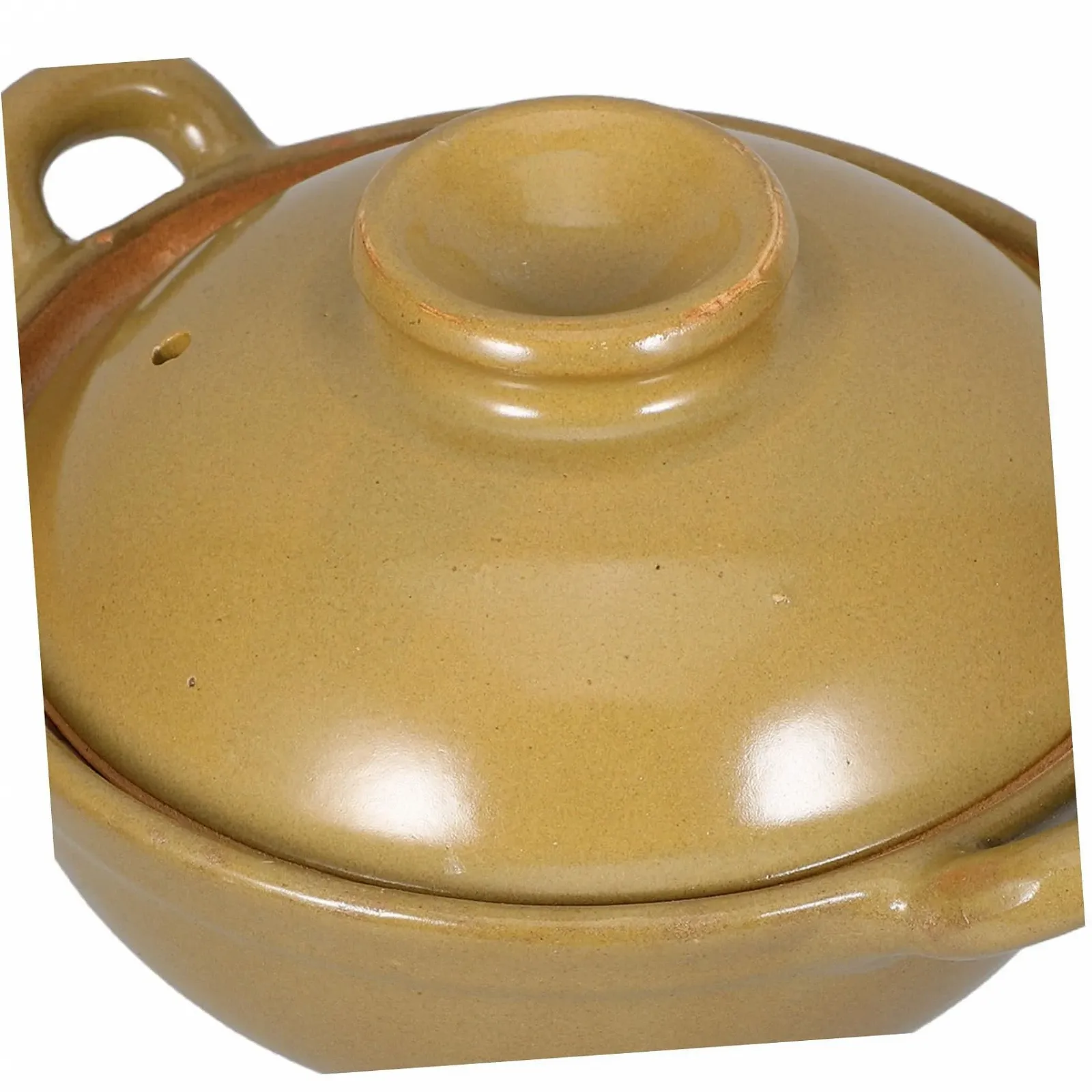 Кастрюля Gatuida Traditional глиняная керамическая с крышкой энергосберегающая термостойкая, фото №3