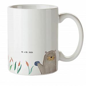 Детская кружка Mr. & Mrs. Panda Выдра Штайн Детская кружка Небьющаяся кружка Морская выдра Морская выдра Озерная выдра Кружка для детской комнаты - Фото 1