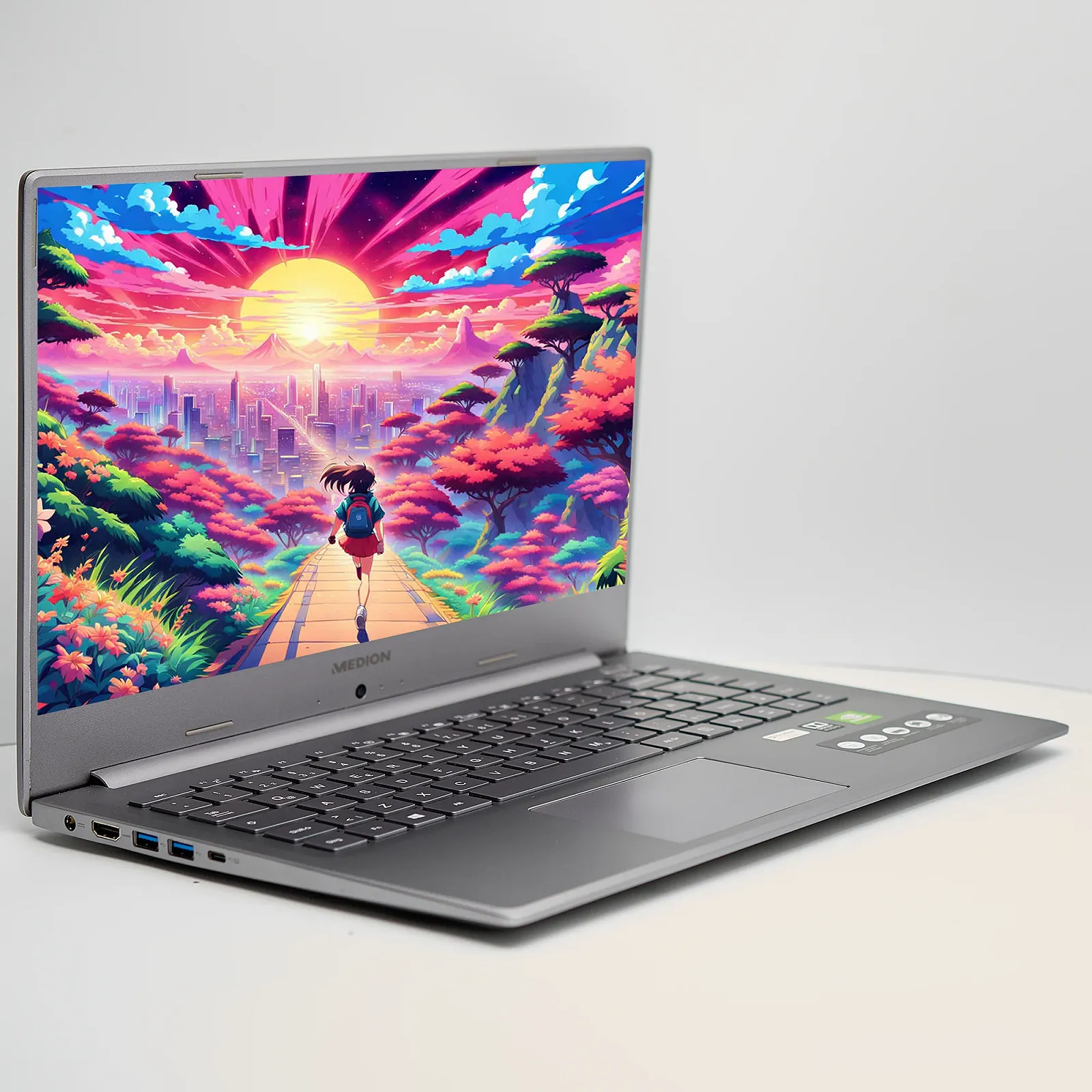Ноутбук 15.6'' Medion (Lenovo Group) Akoya S6446 | Intel Core i5-8265U | IPS (1920x1080) FullHD | RAM 16 ГБ | SSD 256 ГБ | Nvidia GeForce MX150 | Intel UHD Graphics 620 | Металевий корпус | Ультрабук | Win11 (5095), фото №4