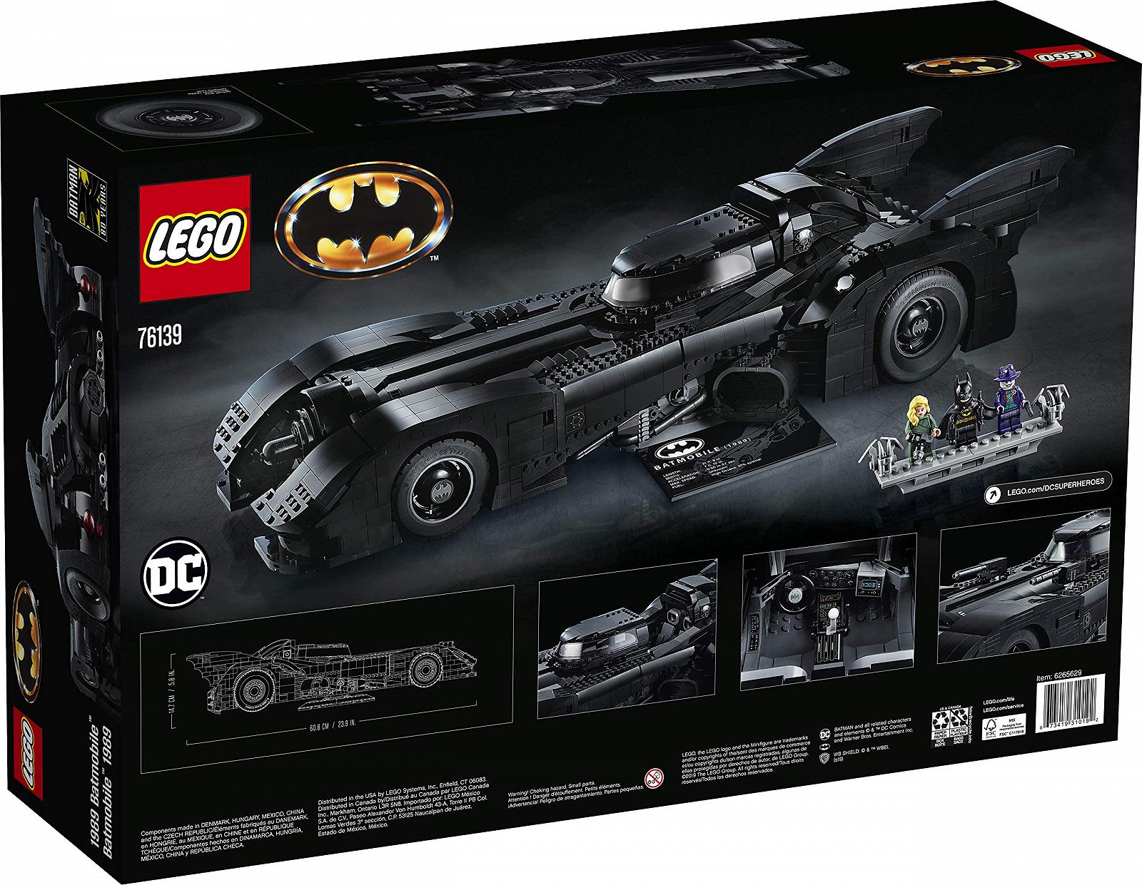 Конструктор LEGO DC Super Heroes 1989 Batmobile, фото №6