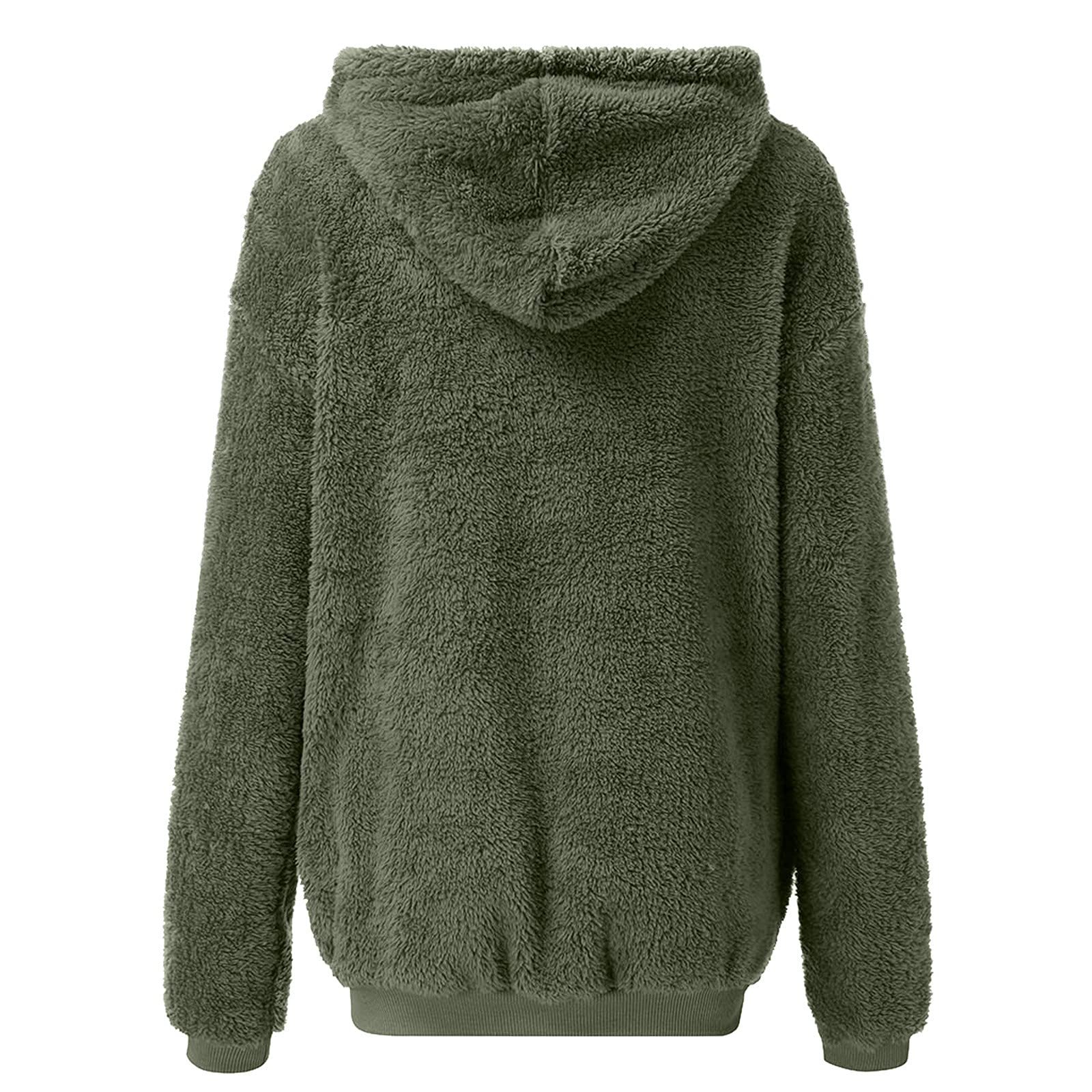 Женская плюшевая куртка Zilosconcy с капюшоном, фото №6