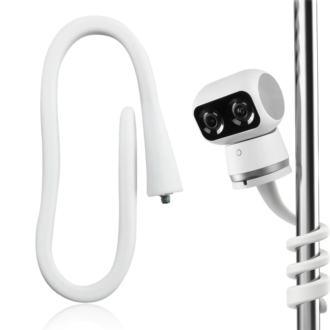 Тримач для відеоняні Baby Monitor Holder Гнучкий універсальний з отвором 1/4 дюйма для Philips Avent SCD833 / Motorola, фото №1