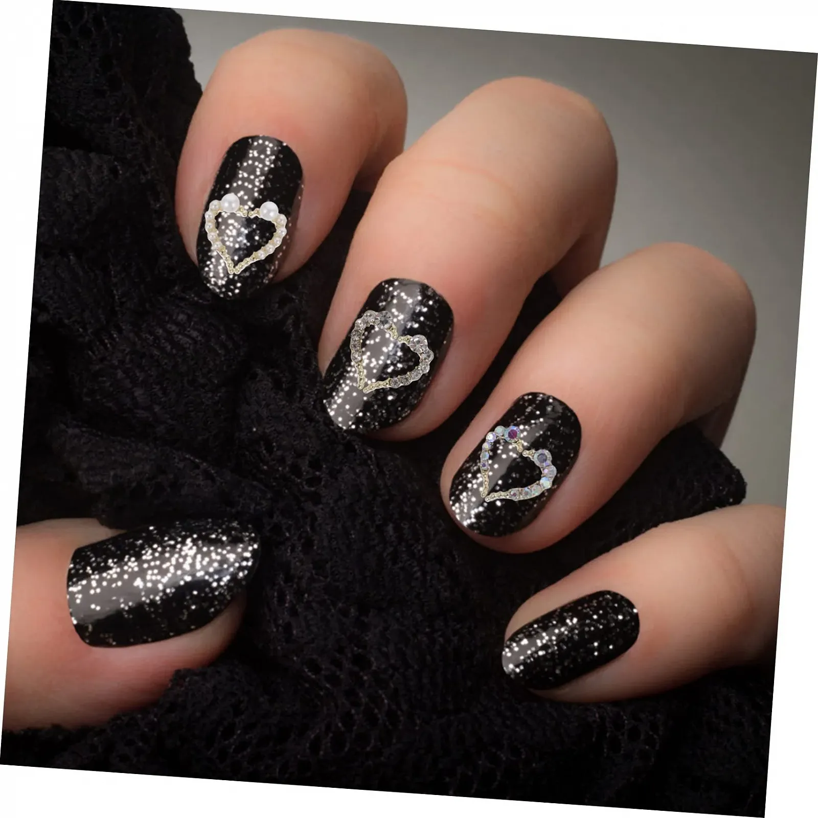 Украшения для ногтей Сердце (36 шт.), фото №9