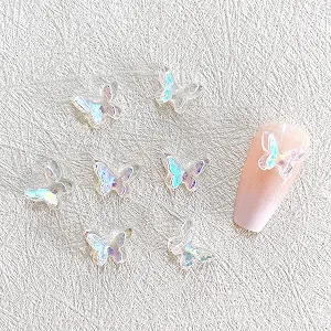 Набор украшений для ногтей 3D Aurora Bow/Bear/Butterfly, 50/100 шт., B118 - Фото 1