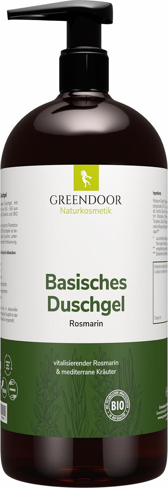 Гель для душа Greendoor Basic Rosemary натуральный 500 мл, фото №1