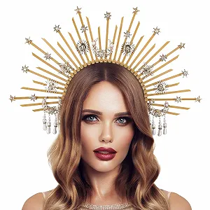 Обруч нимба Sun Goddess synthetic.ua - Фото 1