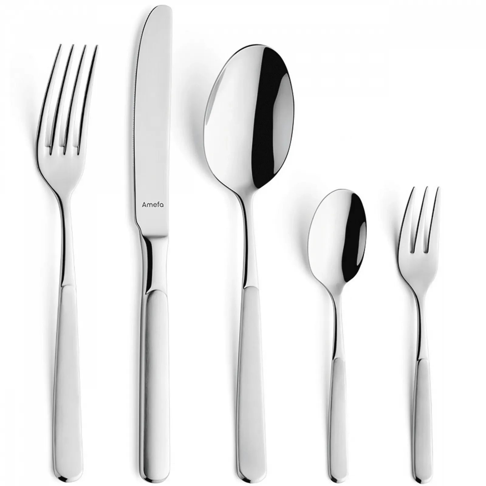 Набір столових приборів Amefa SATINA 30 предметів (6 персон) Нержавіюча сталь, фото №1 Набір столових приборів Amefa SATINA 30 предметів (6 персон) Нержавіюча сталь, фото №1