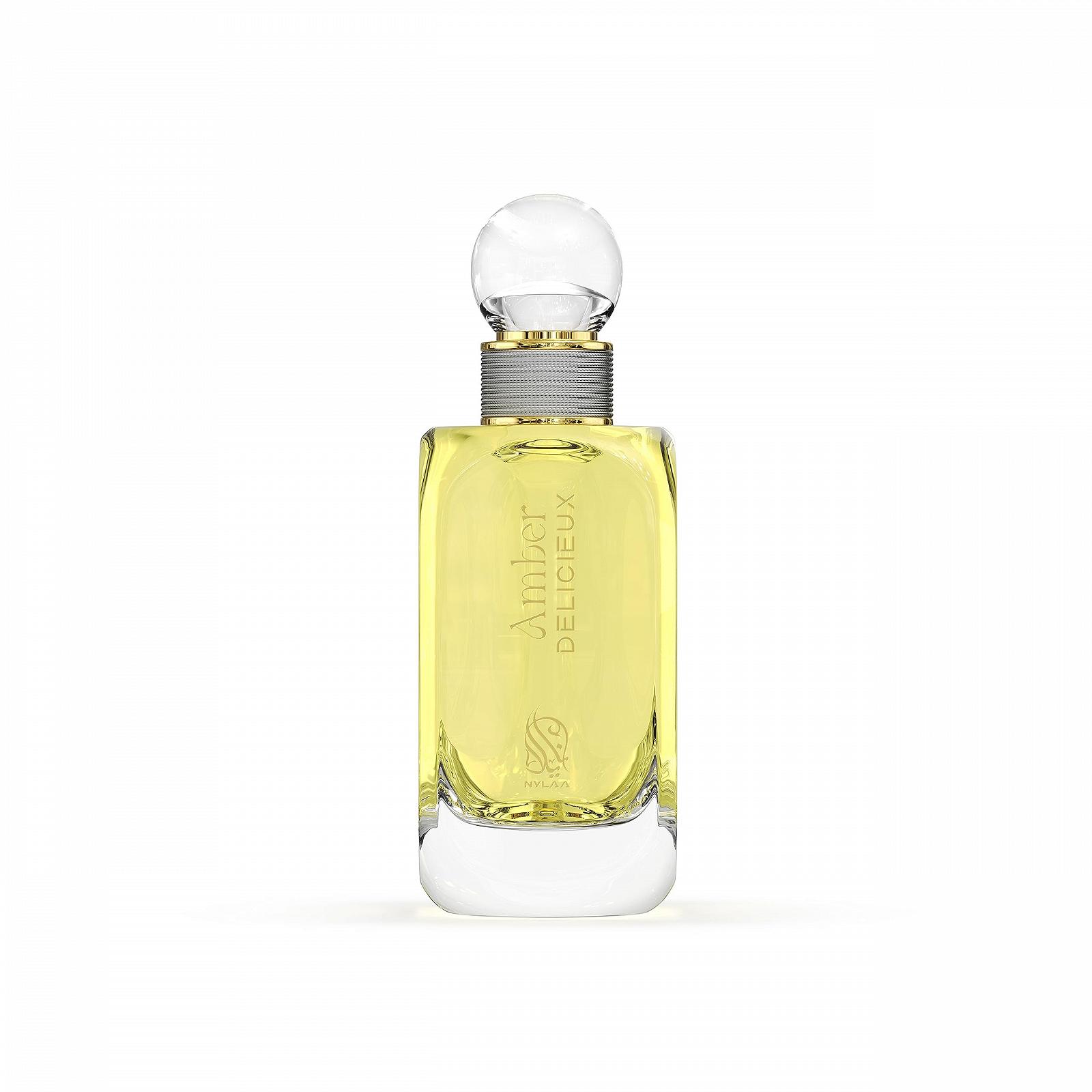Парфуми Nylaa Amber Deliceux для чоловіків, Eau de Parfum, свіжість цитрусових і морських нот з теплом амбри і пряними акордами, фото №1