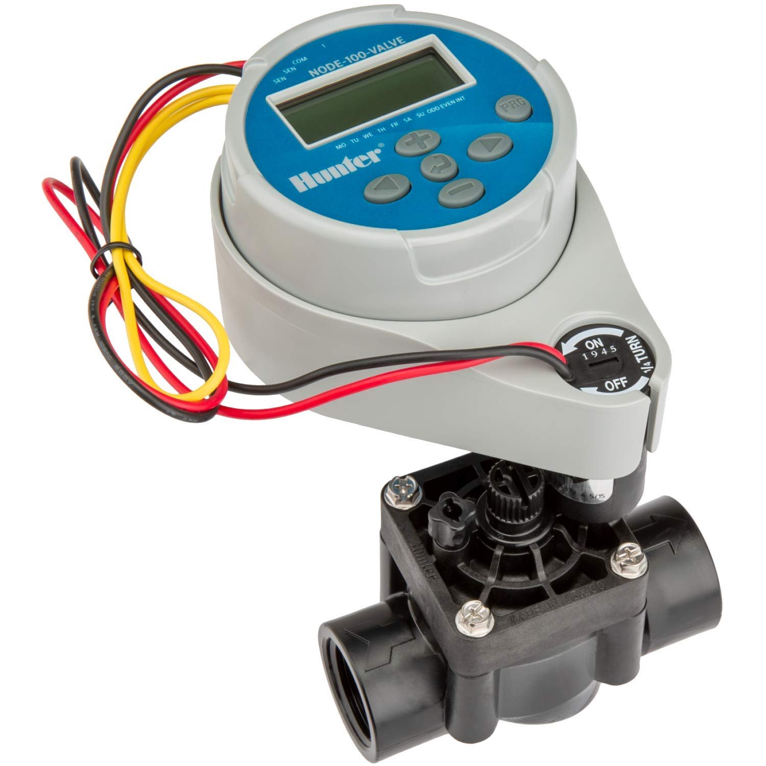 Контролер, таймер поливу Hunter NODE NODE-100 Battery Controller із соленоїдом Blue Grey, фото №1 Контролер, таймер поливу Hunter NODE NODE-100 Battery Controller із соленоїдом Blue Grey, фото №1