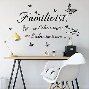 Наклейка на стіну TOARTI Family is Wall Tattoo 90 x 30 см Чорна ціна на synthetic.ua - Фото 1 Наклейка на стіну TOARTI Family is Wall Tattoo 90 x 30 см Чорна synthetic.ua - Фото 1