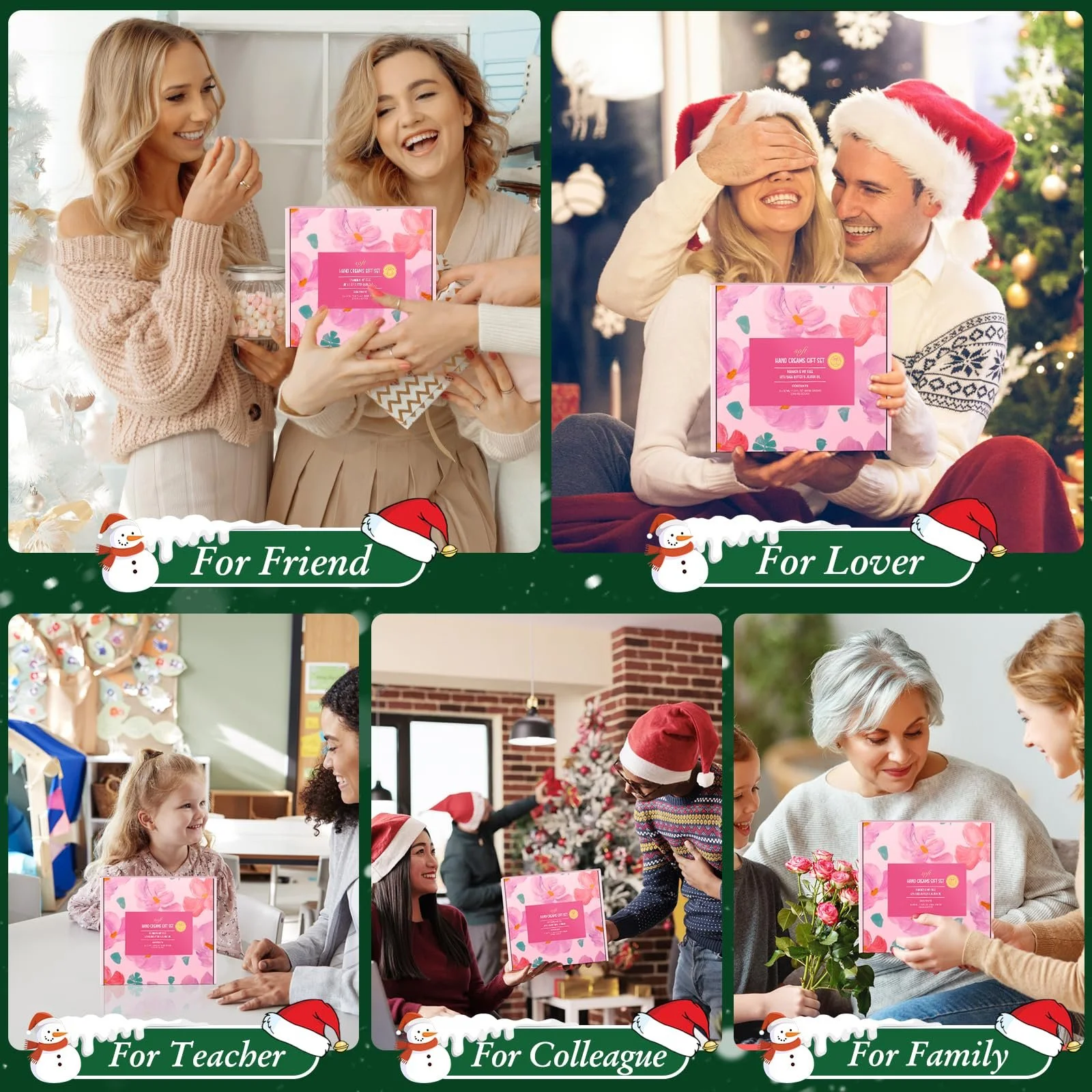 Крем для рук, набор 3 крема для рук и 2 пары носков, фото №7